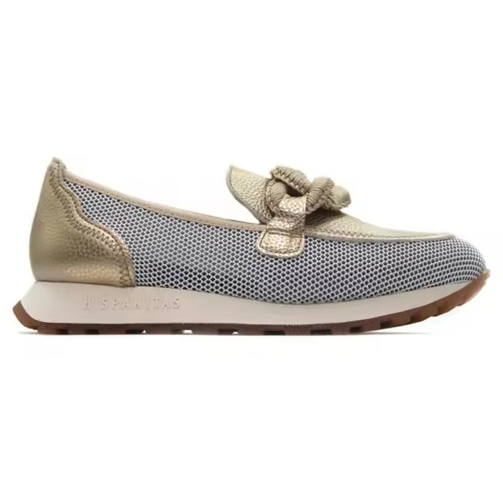 Mocasin moda Hispanitas para mujer hv243270 dorado - 1
