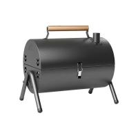 Inuitz Barbacoa portátil estilo ahumador - fabricada en hierro, resistencia a la corrosión y durabilidad, ventilaciones laterales, cuenta con 4 patas estables, tapa con cierre - details 0