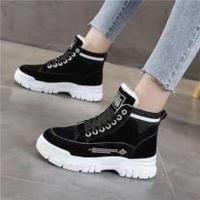 Botas De Nieve Para Mujer Botines De Piel Sintética Cálidos Y Confortables Zapatos Casuales Con Plataforma Talla Grande 45 - details 7