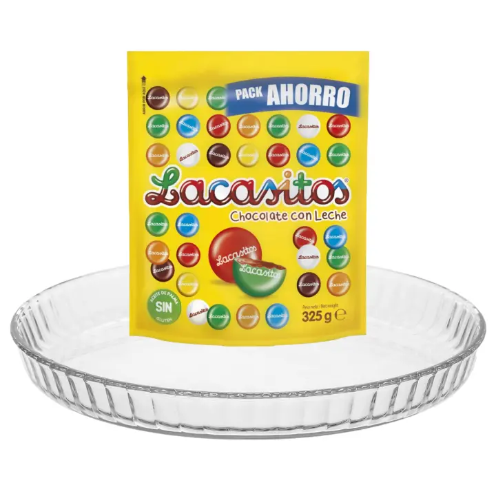 Pack repostería:LACASITOS DOYPACK PERSON 325G+Plato De Tarta De Vidrio 27 cm - 1