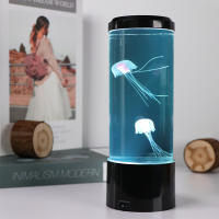 Lámpara De Jalea De Medusa Con 7 Colores LED Para Decoración De Escritorio Habitación Y Regalo Luz Nocturna Del Océano Con Efecto Lava - details 2