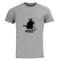 Camiseta De Moda Para Hombres Con Gráfico De Gato Divertido Casual Corta Estilo Juvenil Poliéster Temporada Todo Año - details 1