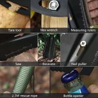 Shovel Táctica Multifuncional Para Camping Y Jardín Excavadora Portátil Acero Inoxidable Herramienta Militar - details 5
