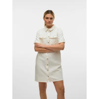 Vestido Tejano Vero Moda 10309665 Blanco - Ropa de Mujer - details 1