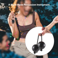 2Pcs Instrumentos Musicales De Ritmo Africano Bolas De Sandía Para Celebraciones Y Actuaciones En Escenario Juguete De Percusión Manual - details 7