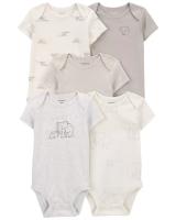 Ropa para niños, novedad de verano, mono triangular de manga corta para bebés, ropa para gatear, mono de bebé de cinco piezas - details 8