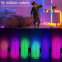 Lámpara De Piso LED 122CM RGB Control Remoto APP Iluminación Ajustable Para Decoración De Sala De Estar Moderna Con Luz Musical - details 4
