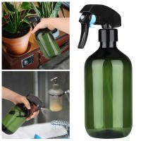 Botella De Rociador De 500ML Cuadrada Recargable Para Plantas Soluciones De Limpieza Cabello Jardinería Maquillaje Verde/marrón - details 10