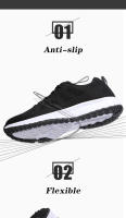 Zapatos De Correr Para Mujer Transpirables Y Ligeros Antideslizantes Deportivos Para Exteriores Zapatillas Suaves Con Cordones Moda Tenis - details 1