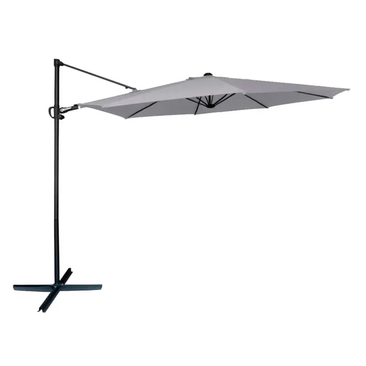 Parasol excéntrico Roma Aktive Garden con mástil de aluminio Ø300  cm - 1