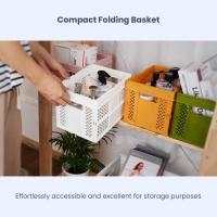 Cesta De Almacenamiento De Estilo Japonés Plegable Y Stackable Para Picnic Al Aire Libre Cesta De Mano Ecológica Para Primavera - details 6