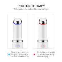 CkeyiN Máquina De Levantamiento Facial Y Cuello Masajeador Fototerapia Instrumento De Masaje Ocular Vibration Anti Arrugas Eliminador De Doble Mentón - details 40