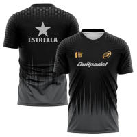Camiseta De Hombre Harajuku Gradient Fashion Padel Tenis Deporte Verano Al Aire Libre Running Fitness Manga Corta Moda Top - details 1