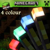 Lámpara De Noche LED USB Recargable MC Game Torch Marrón Para Decoración De Habitación Lámpara De Mesa Para Niños Lámpara De Borde De Cama Moderna Sin Certificación Ni Origen Específico - details 9