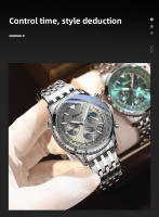 Reloj De Pulsera De Moda Para Hombre CHENXI 928 Con Cuarzo Multifuncional Luminoso Resistente Al Agua Correa De Acero Inoxidable Calendario Estilo De Negocios - details 3