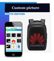 Mochila Inteligente LED 15.6 Pulgadas Para Negocios Y Viajes Con Pantalla Mochila Multimedia Para Hombres Y Mujeres Estilo Moderno - details 3