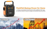 Flashfish A201 200W Estación de energía portátil, 172.8WH / 48000mAh Generador solar de respaldo de batería con enchufes de CA de 220V - details 10