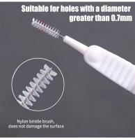 Cepillo De Limpieza Para Rojellador Multifuncional Blanco Accesorios De Baño Para El Hogar Material Plástico Ecológico - details 4