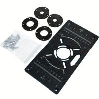 Placa De Inserto Para Carpintería De Aluminio Mesa De Router Trimmer Modelos Máquina De Grabado Tablero De Carpintero - details 2