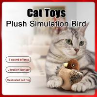 Juguete Interactivo Para Gatos Pájaro Volador Con Alas Movientes Sparrow Con Menta Simulación De Pájaro Juguetes Para Gatos - details 0