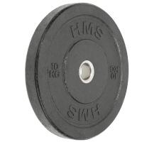 SET DE DISCOS BUMPER ALTA RESISTENCIA HMS PRO EN NEGRO, 100, 200 KG - details 4