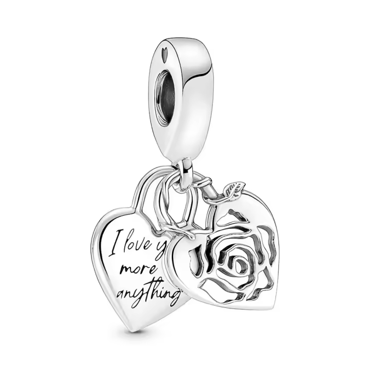 Charm colgante Pandora 790086C00 candádo corazón - 1