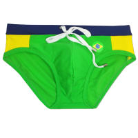 Bragas De Natación Para Hombre Briefs De Playa Deporte Acuático Estilo Sexy Con Palabras De La Bandera Y Copa Word Cup Material Poliéster Y Spandex - details 33