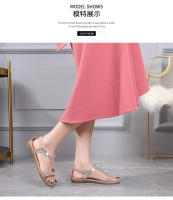 CA Sandalias de mujer 2025, dulces y cómodas, con punta redonda, zapatos de mujer de talla grande. - details 16