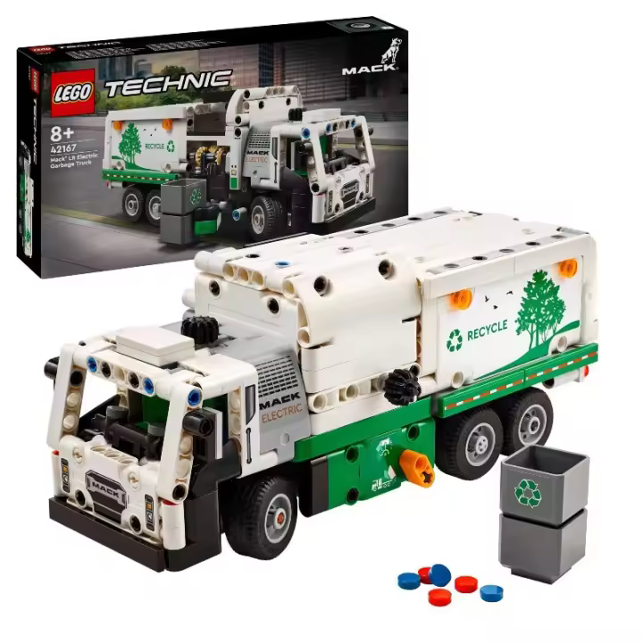 Camión de Residuos Mack LR Electric LEGO Technic 42167 contiene 503 piezas - edad a partir de 8+ años 24L42167 - 1