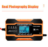 Cargador De Batería De Coche 12V 12A 7 Etapas Con Pulso Y Pantalla LCD Digital Para Carro Motos - details 15