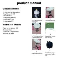 Fregadero De Agua Para Gatos Con Circulación Automática Y Suministro De Energía USB Translúcido Para Hidratación Fresca - details 13
