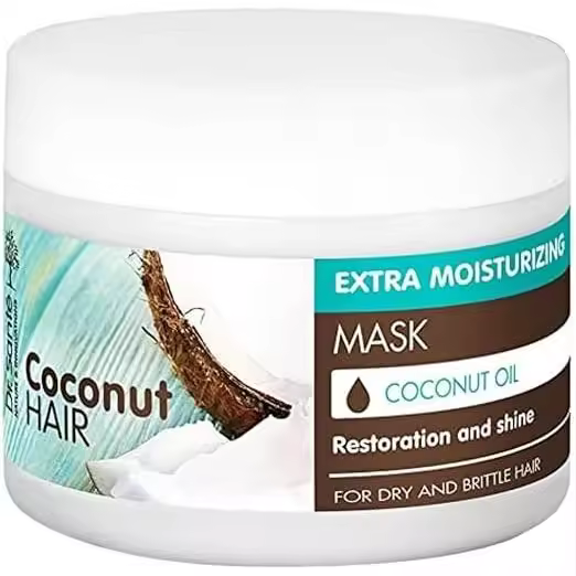 Dr. Sante Máscara hidratante extra con aceite de coco para cabello seco y quebradizo, 300 g - 1