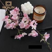 1PC Decoración De Habitación Con Flores Artificiales De Cerezo Rosa Y Blanca Para Bodas Y Decoración Del Hogar Estilo Silken - details 6