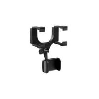 Soporte Móvil para Coches, Sujeta Telefono móvil de 3,5” a 6.4” en Espejo Retrovisor, Soporte para Aguantar Teléfono Móvil, GPS, giratorio 360°，Para Grabacion de Via y no ocupa campo de Vision - details 0