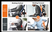 NEWTRAL NT001 Silla Ergonómica Soporte Lumbar Adaptable 3 Ángulos de Reclinación Respaldo Ajustable Reposabrazos Reposacabezas 5 Posiciones de Bloqueo Base de Nailon - details 5