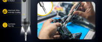 Mini Conjunto De 51 En 1 Destornillador Eléctrico De Precisión Con Bits Magnéticos Y Almacenamiento Para Reparación De Electrónica Teléfonos Cámara PC Reloj - details 8