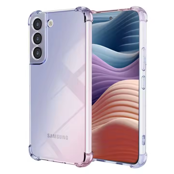 Ociodual Funda de TPU para Samsung Galaxy S22 Plus, Carcasa Flexible con Esquinas Reforzadas Antigolpes, Protección en Cámaras, Silicona Transparente - 1