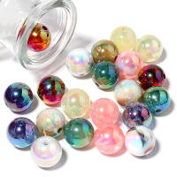 Lote De 10 Piezas De Cuentas Redondas De Acrílico 16mm Con Pulido Colorido Para Fabricación De Joyas Collares Pulseras Accesorios De Cadena De Teléfono - details 3