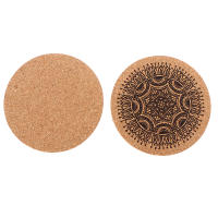 Juego De 12 Cojines De Madera Redondo Para Taza Con Soporte Ecológico Resistente Al Calor Para Mesa De Cocina Accesorio De Decoración Nórdica - details 13