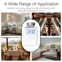 Controlador De Termostato Inteligente MOES Tuya ZigBee3.0 Actuador De Radiador Válvula Con Sensor Interno Y Control De Voz Alexa - details 9