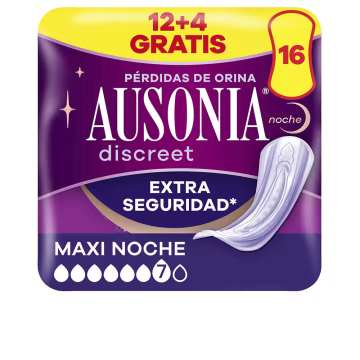 Higiene Ausonia DISCREET compresas incontinencia maxi noche - 1
