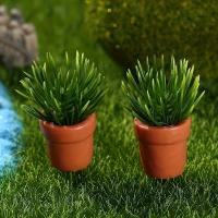 Modelo Miniatura De Plantas Simuladas Para Decoración De Casa De Muñecas Y Paisajismo Micro Bonsái Accesorios De Jardín - details 1