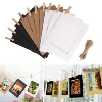 10pcs Marco De Papel Combinado Con Clip Para Manualidades DIY Álbum De Fotos Decoración De Pared Para Fotos Y Memoria - details 0