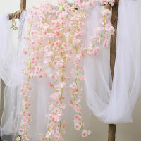 Guirnalda De Flores Artificiales De Sакura 180CM Para Bodas Decoración De Navidad Fiesta En Casa Y Hogar Silken Cherry Blossom - details 5