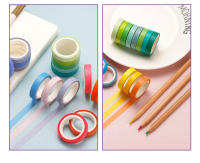 60pcs Cinta De Colores Sólidos Básicos No Repetitivos Para Decoración De Diarios Y Cuadernos DIY Caja De Pegatinas De Papel Y Arreglo De Escritorio - details 7