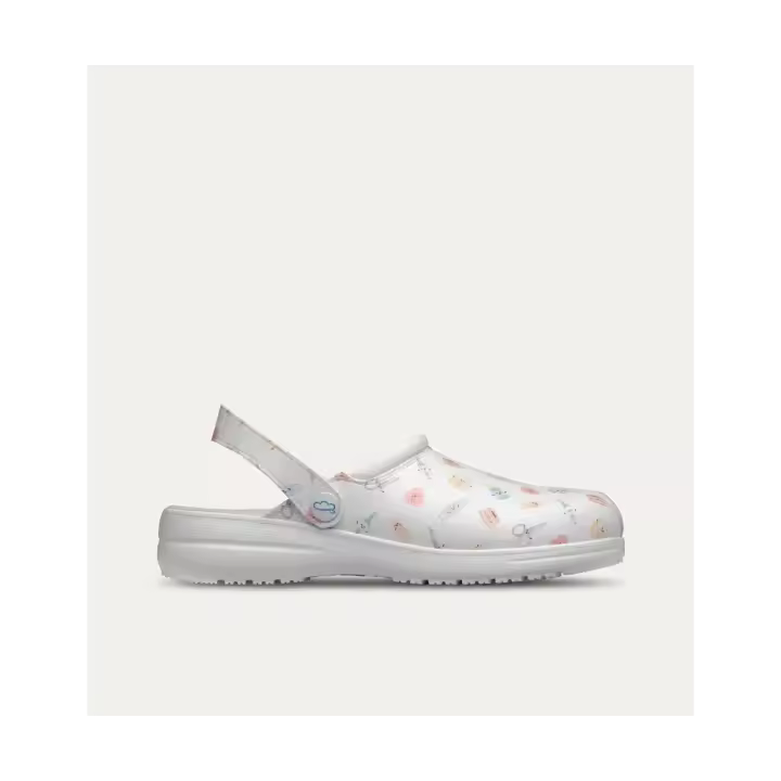 Zuecos Sanitarios ecológicos multicolor   Textil ergonómica - 1