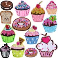 Set De 13 Parches De Tela Bordados En Hierro Para Ropa Con Diseños De Pasteles Dulces Decoración DIY Para Manualidades Y Costura - details 1