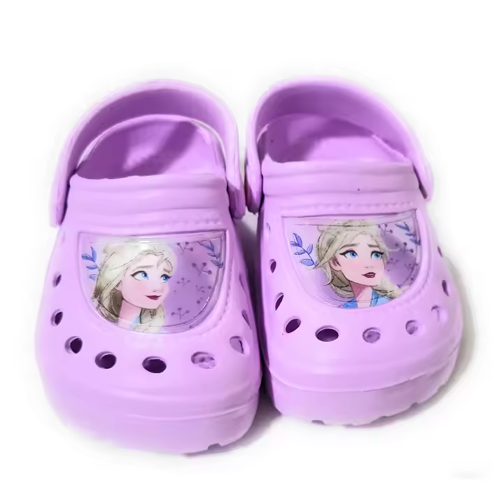 Zuecos Frozen Disney | Zuecos Disney para Niñas | Zuecos Elsa Disney Frozen para Playa o Piscina (Talla 22/23) - 1