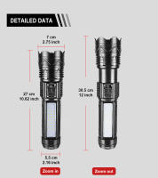 Linterna Táctica De Alta Potencia 100000 Lumens Con Batería Integrada Torcha Impermeable Para Emergencias Y Actividades Al Aire Libre - details 14