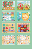 Juego De Educativos Montessori Para Niños Con Adhesivos Libro Ocupado Animal Números Juego De Puzzle De Alineación Regalo De Juguetes Educativos Para Niños - details 9